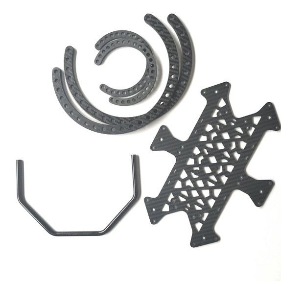 Carbon fiber CNC Plate for UAV accessories Carbon fiber CNC Plate for UAV accessories