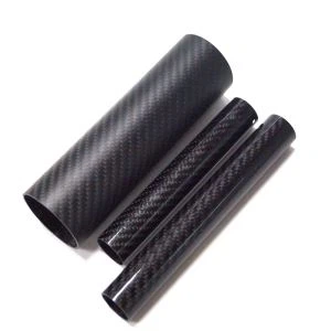 Đường kính lớn 3K Carbon Fiber Tube 50mm