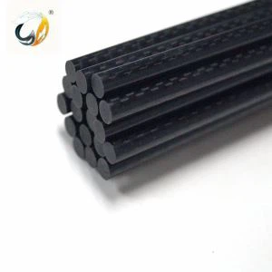 Kích thước nhỏ 3K sợi Carbon Rod 8mm