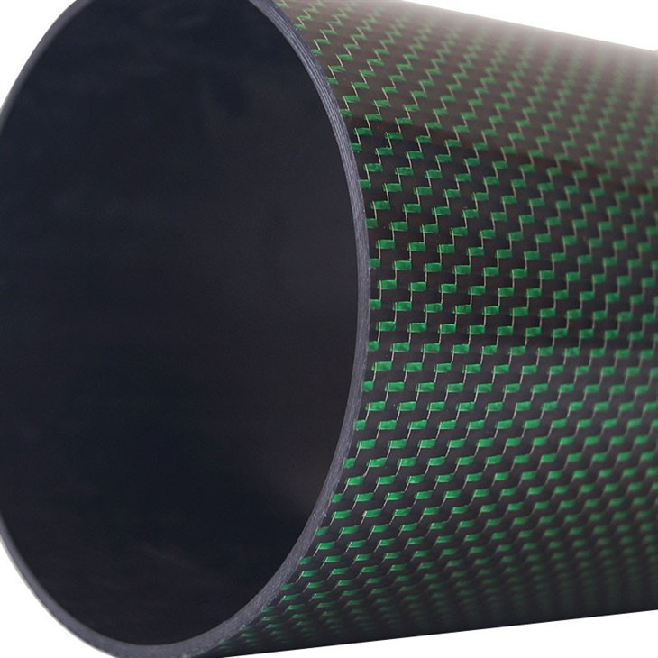 Carbon Fiber Green Color Round Tube.1