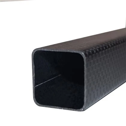 Ống vuông hình tròn bằng sợi carbon