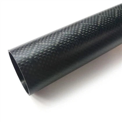 Black Honeycomb Pattern Carbon Fiber Tube